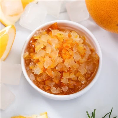 Casca de toranja açucarada